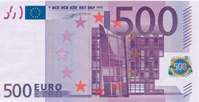 500 EURO front | 500eurof.jpg (17017 bytes)